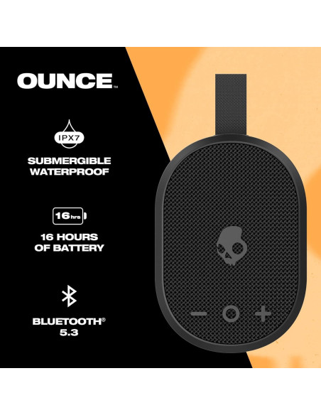 Altavoz Inalámbrico Bluetooth Skullcandy Ounce Negro IPX7