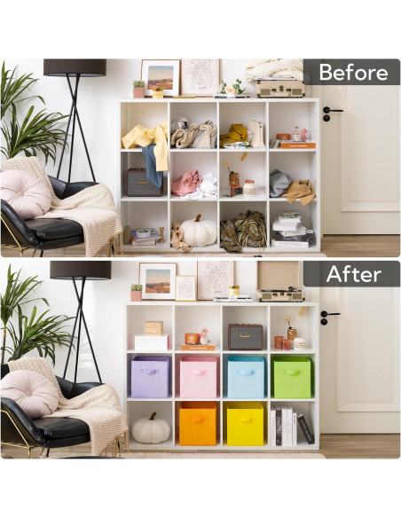 Cestas de Almacenamiento Plegables GRANNY SAYS 28 cm - Paquete de 6