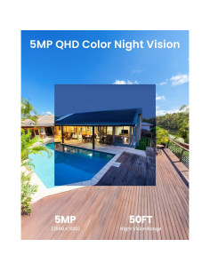 Cámara Solar Inalámbrica ieGeek S1 5MP para Exteriores 2