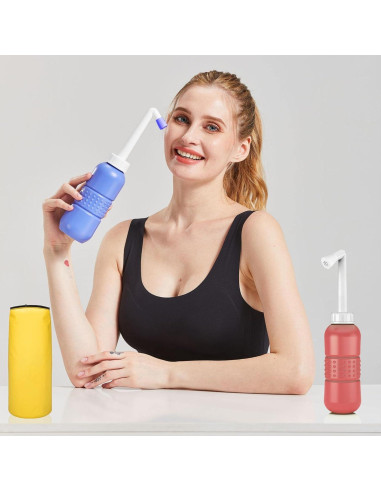 Bidet Portátil de Viaje TONELIFE 2pcs 450ml Cuidado Femenino