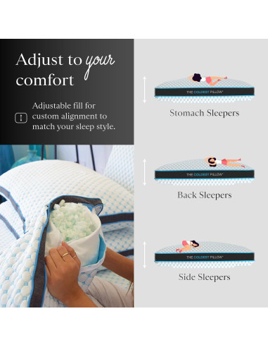 Almohada Fría El Agua Más Fría Reina Espuma Viscoelástica