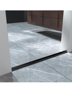 Umbral de Ducha KAYLEINSTER 3.05m Silicona Negro Impermeable 2