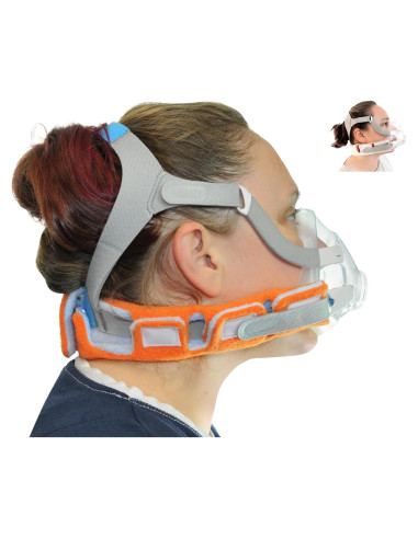 Cubierta CPAP Cracking Sleep Reversible Naranja Azul 18x14cm