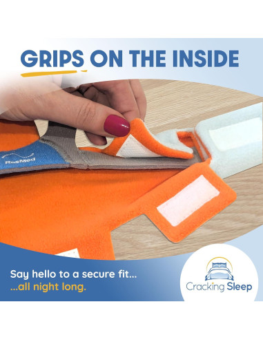 Cubierta CPAP Cracking Sleep Reversible Naranja Azul 18x14cm