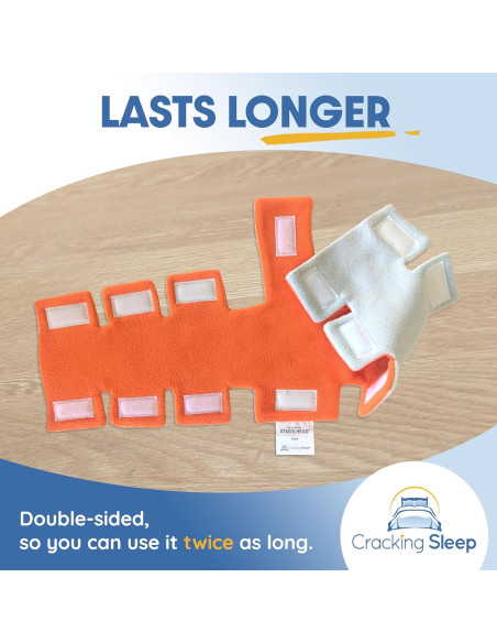 Cubierta CPAP Cracking Sleep Reversible Naranja Azul 18x14cm