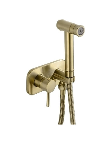 Rociador de Bidet TRUSTMI Oro Cepillado 119.38 cm Doble Función