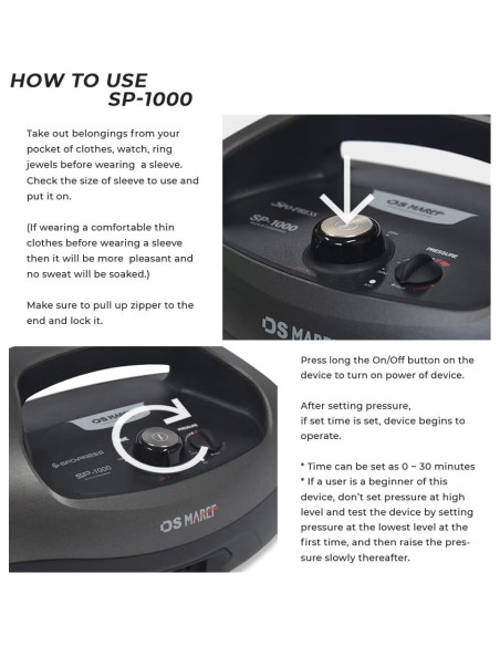 Masajeador de Piernas DOCTOR LIFE SP-1000 L - Compresión Dinámica Masajeador de Piernas DOCTOR LIFE SP-1000 L - Compresión Dinámica