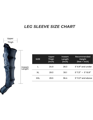 Masajeador de Piernas DOCTOR LIFE SP-1000 L - Compresión Dinámica