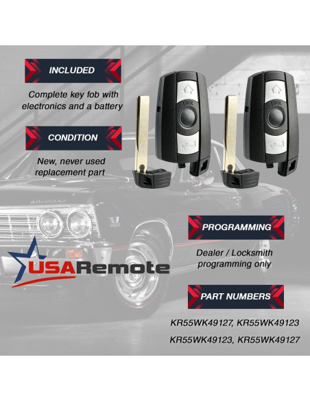 Control Remoto BMW 3 5 Series USARemote Juego de 2