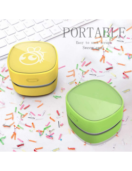 Aspiradora de Escritorio ODISTAR Verde Inalámbrica 360