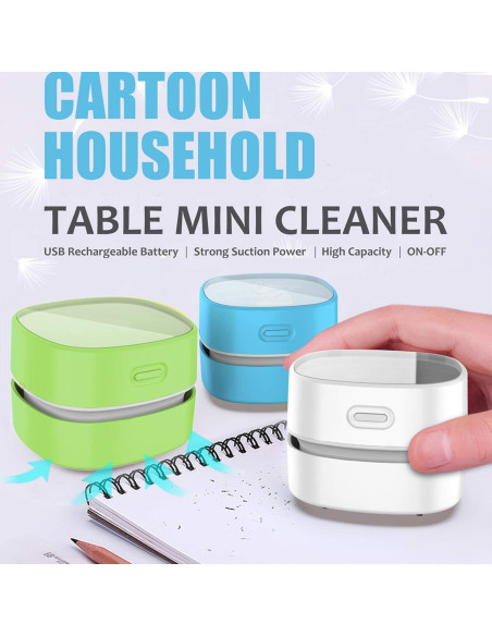 Aspiradora de Escritorio ODISTAR Verde Inalámbrica 360