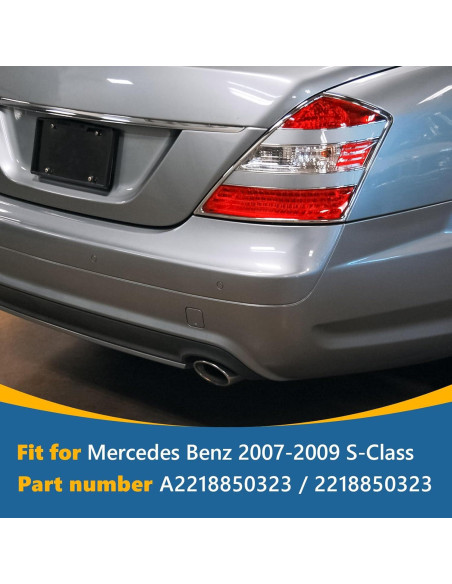 Cubierta gancho remolque Mercedes Benz Clase S W221 07-09