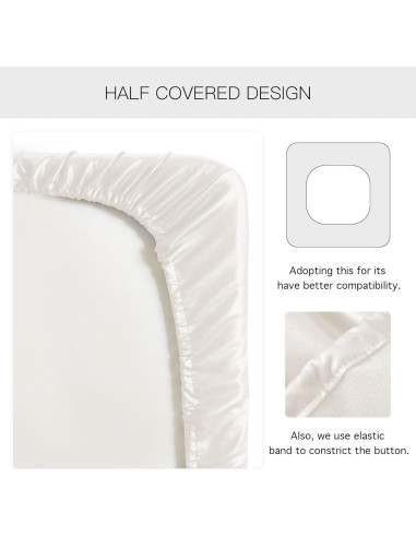 Funda de sofá Yates Home de cuero PU a prueba de agua 2 piezas beige