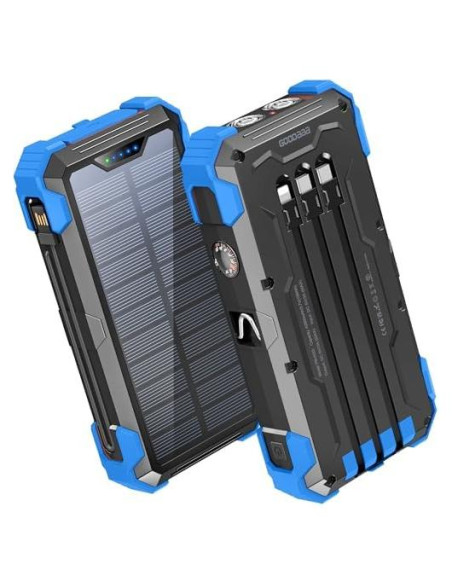 Banco de Energía Solar GOODaaa 42800mAh 5 Salidas 3 Entradas