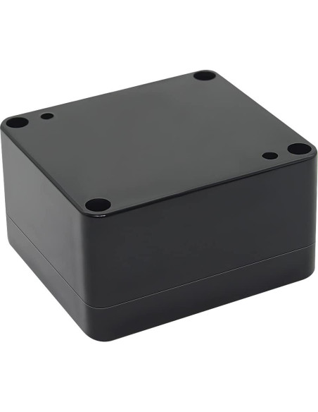 Caja de Proyecto IP65 LeMotech ABS Negra 63x58x35mm Caja de Proyecto IP65 LeMotech ABS Negra 63x58x35mm