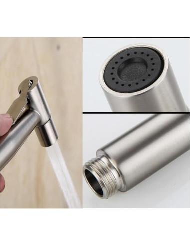 Kit de Rocío para Bidet RDZM Acero Inoxidable 198 cm