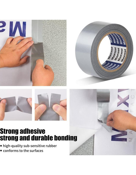 Cinta Adhesiva Resistente al Agua Maxwel 4.78 cm x 32 m