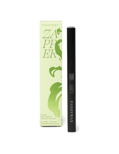 Encendedor Eléctrico Paddywax Zapper Recargable USB 19 cm Negro