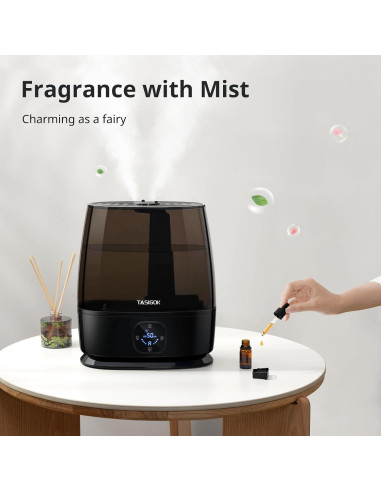 Humidificador Ultrasónico Tasigok 6L Niebla Fría y Caliente