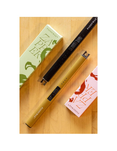 Encendedor Eléctrico Paddywax Zapper Recargable USB 19 cm Negro