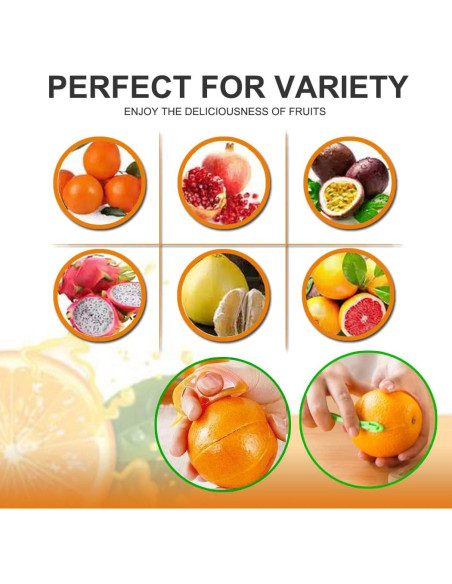 Cortador de cáscara de cítricos Ralleyfun - Pelador de frutas