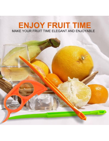 Cortador de cáscara de cítricos Ralleyfun - Pelador de frutas