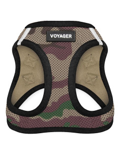 Arnés para Perros y Gatos Best Pet Supplies - Reflectante, Malla Todo Clima, Talla XXXS