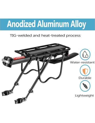 Portabicicletas Trasero YONTUO BCR05V301 52kg Ajustable
