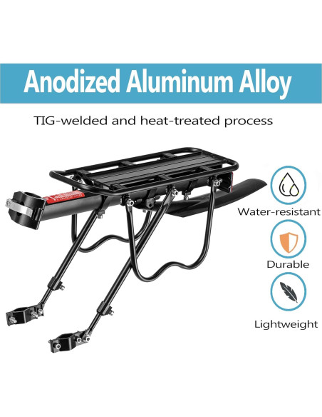 Portabicicletas Trasero YONTUO BCR05V301 52kg Ajustable
