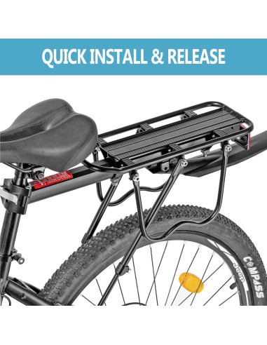 Portabicicletas Trasero YONTUO BCR05V301 52kg Ajustable