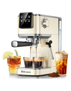 Máquina de Espresso RELEXNOW JH-C5210 20 Bar con Espumador