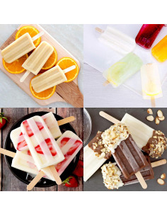 Moldes de Silicona para Paletas Ozera 10 Cavidades + 50 Palitos 2