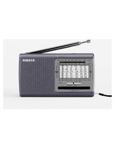 Radio Portátil XHDATA D219 AM FM Onda Corta con Auriculares