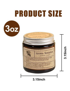 Vela Aromática de Lavanda Teebacco 85 g - Soja No Tóxica 2