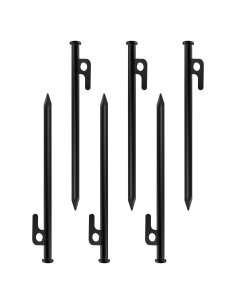 Estacas para Tienda AYAMAYA 6 PCS Acero 25,4 cm con Bolsa