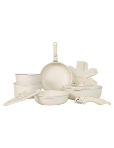 Juego de Ollas y Sartenes YASHE 13 Piezas Antiadherente