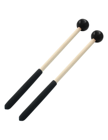 Mallets de Percusión Piutouyar 2 Pcs Cabeza de Goma 20 cm