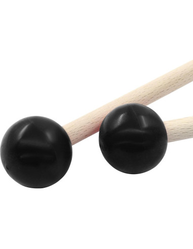 Mallets de Percusión Piutouyar 2 Pcs Cabeza de Goma 20 cm