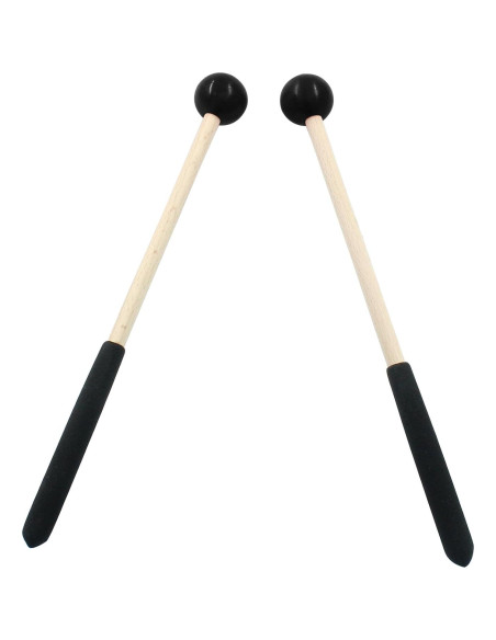Mallets de Percusión Piutouyar 2 Pcs Cabeza de Goma 20 cm