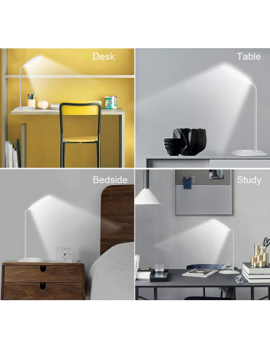 Lámpara de Escritorio LED DEEPLITE 5W Recargable Táctil