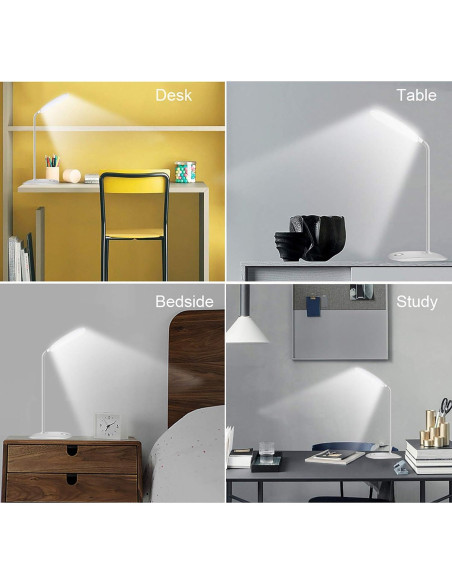 Lámpara de Escritorio LED DEEPLITE 5W Recargable Táctil