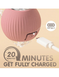 Juguete Interactivo para Gatos Rocfish Bola Inteligente Azul 2