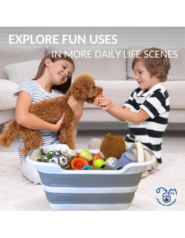 Bañera Plegable para Perros CYGNE con Drenaje 60x40cm