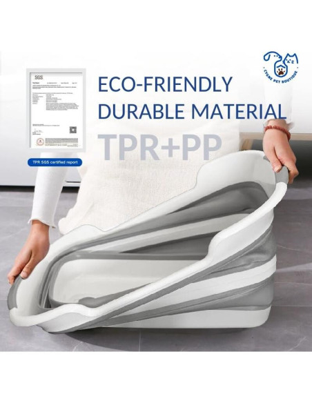 Bañera Plegable para Perros CYGNE con Drenaje 60x40cm