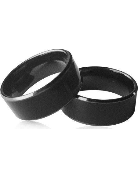 Anillo NFC HECERE Cerámico Impermeable 8mm Talla 6 Anillo NFC HECERE Cerámico Impermeable 8mm Talla 6