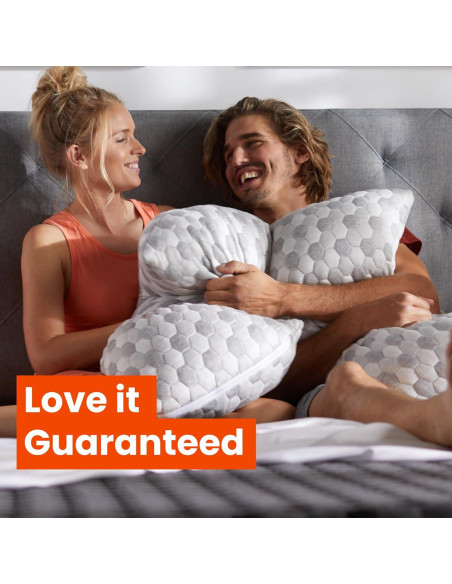 Almohada Ajustable Layla Sleep de Kapok - Reina, Fresca y Ergonómica