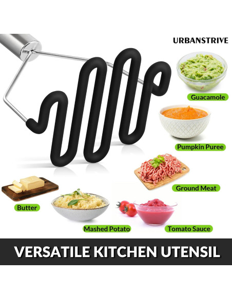 Prensa de Patatas Urbanstrive de Acero Inoxidable y Silicona