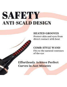 Rizador de Pestañas Eléctrico BEAUXMILE HEC002-1 4 Modos 2