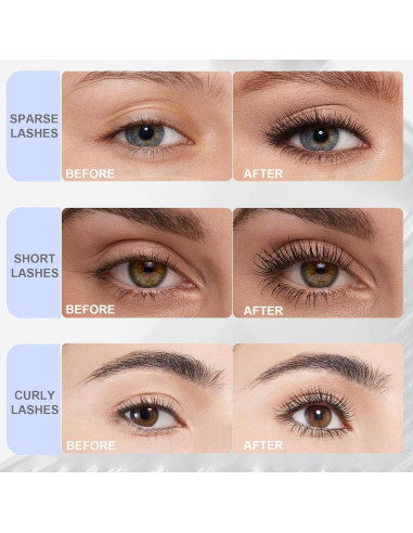 Varita de Máscara de Metal Lavable Okerker Negra 12cm