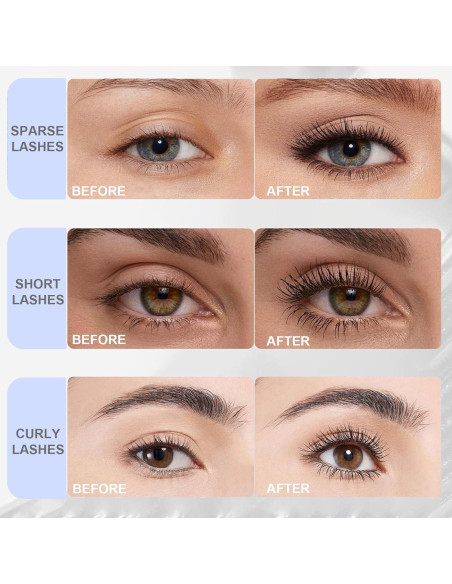 Varita de Máscara de Metal Lavable Okerker Negra 12cm